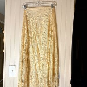 Vintage Champagne Colored Piano Shawl